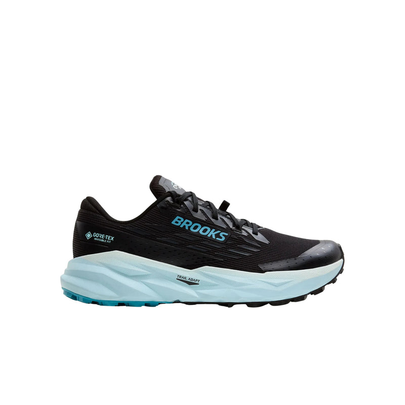 Brooks Women's Cascadia 19 GTX Trail Running Shoes - Black/Ebony/Blue Flower