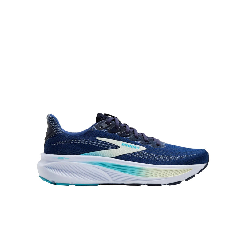 Brooks Women's Ghost 17 Road Running Shoes - Navy/Green/Turquoise