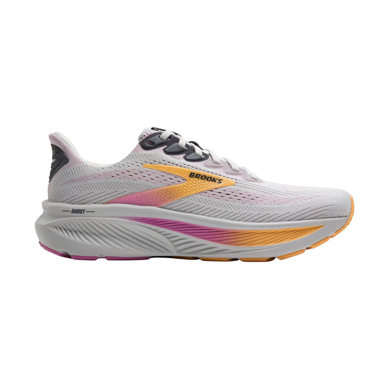 Brooks Women's Ghost 17 Road Running Shoes - Oyster/Apricot/Pink
