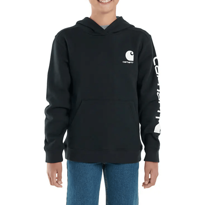 Carhartt Boys' Long Sleeve Graphic Sweatshirt - Black 4-7