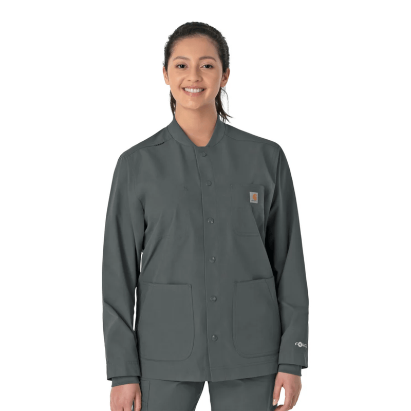 Carhartt Force Essentials Chore Scrub Coat - Pewter