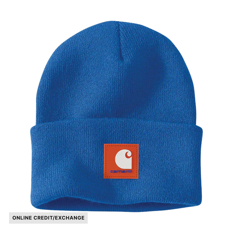 Carhartt Knit Rubber Patch Beanie - Beacon Blue