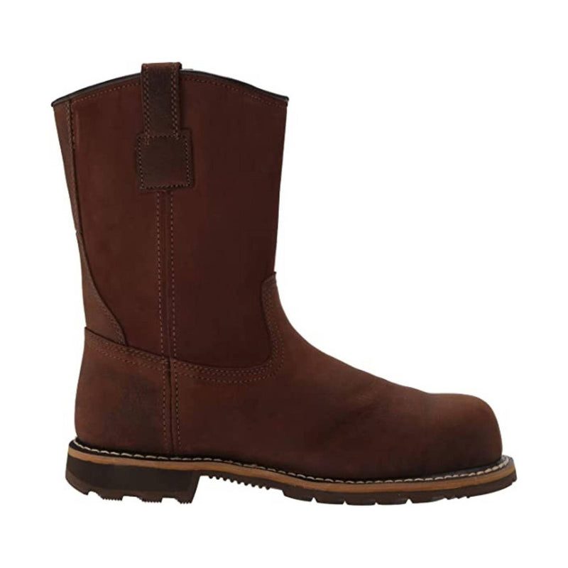 Carhartt Men's 10 Inch Carbon Nano Toe Wellington Work Boots - Bison Brown Oil Tan