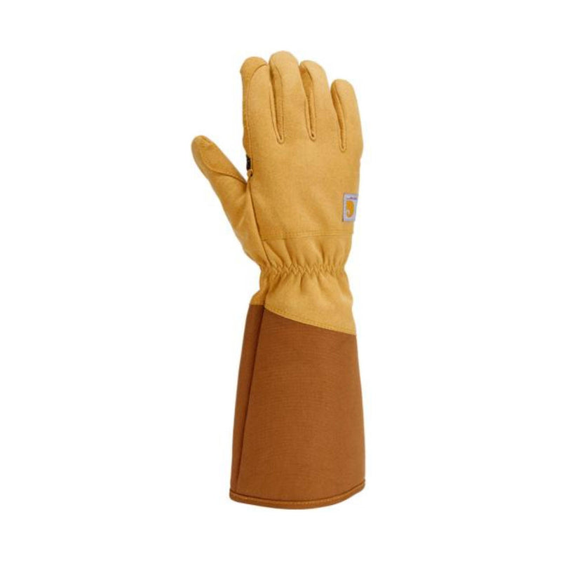 Carhartt Men's Extended Gauntlet Gloves - Barley/ Brown