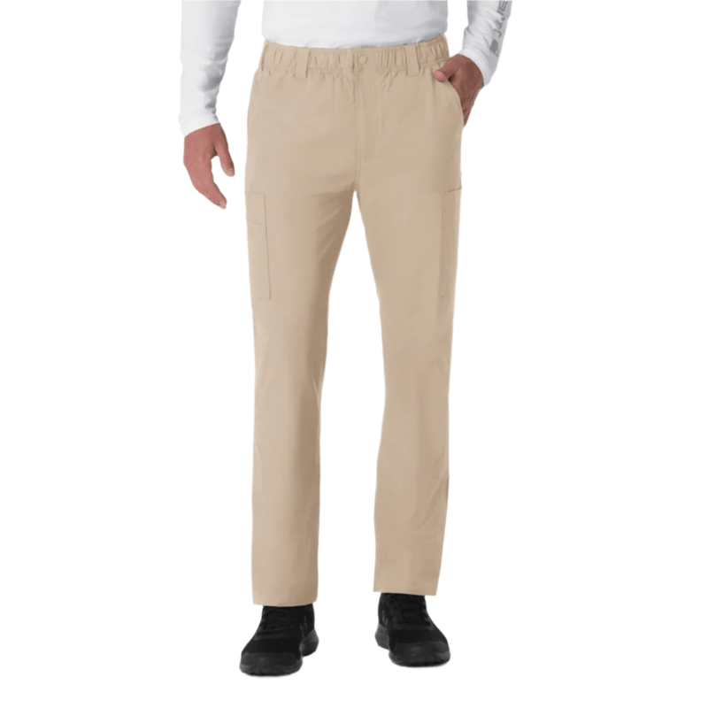 Carhartt Men's Force Essentials Straight Leg Cargo Scrub Pant - Khaki