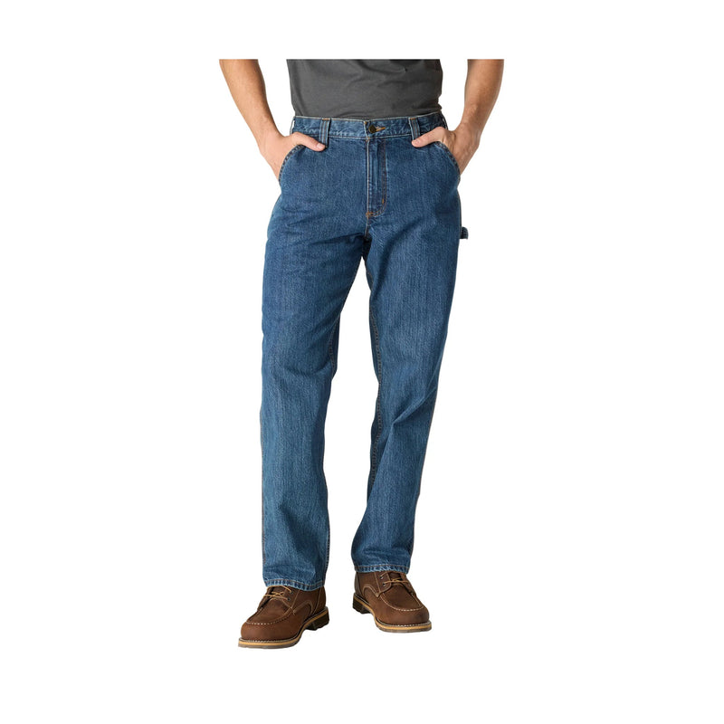 Carhartt Men's Loose Straight Denim Dungaree - Canal