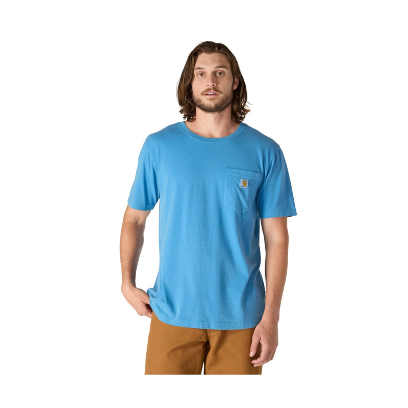 Carhartt Men's Relaxed Fit Lightweight Short Sleeve Pocket Tee - Horizon Blue