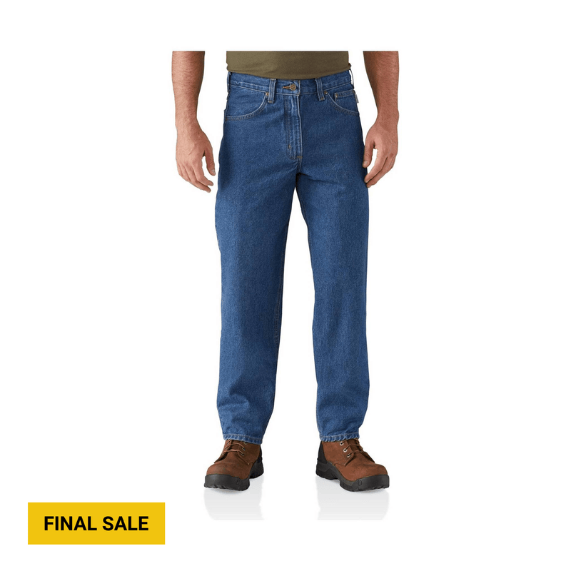 Carhartt Men's Relaxed Fit Tapered Leg Jean - Darkstone