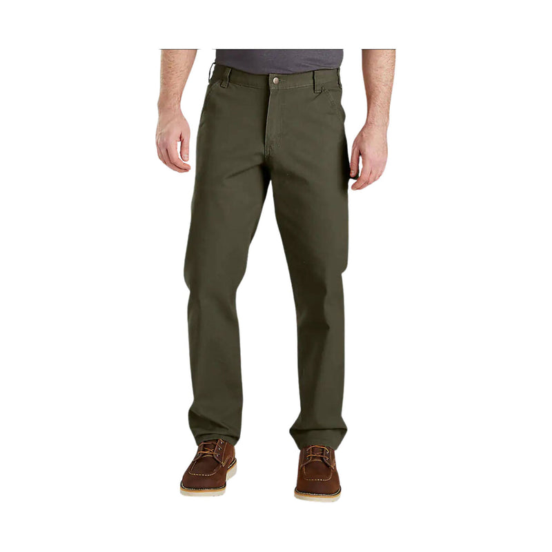 Carhartt Men's Utility Relaxed Fit Rugged Flex Duck Work Pants - Moss