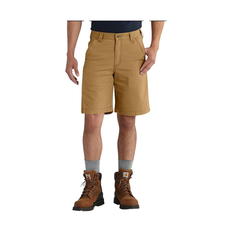 Carhartt Men's Rugged Flex Rigby Short 10 Inch - Hickory