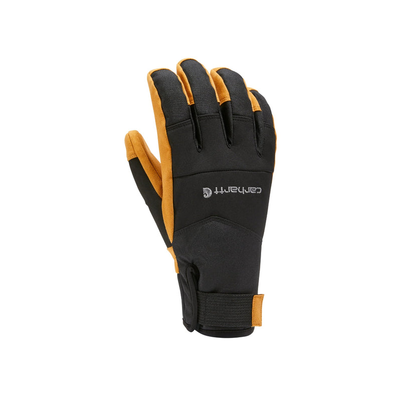 Carhartt Men's Storm Defender Secure Cuff Gloves - Black Barley