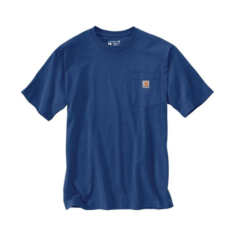Carhartt Men's Loose Fit Heavyweight Short Sleeve Pocket T Shirt - Lakeshore
