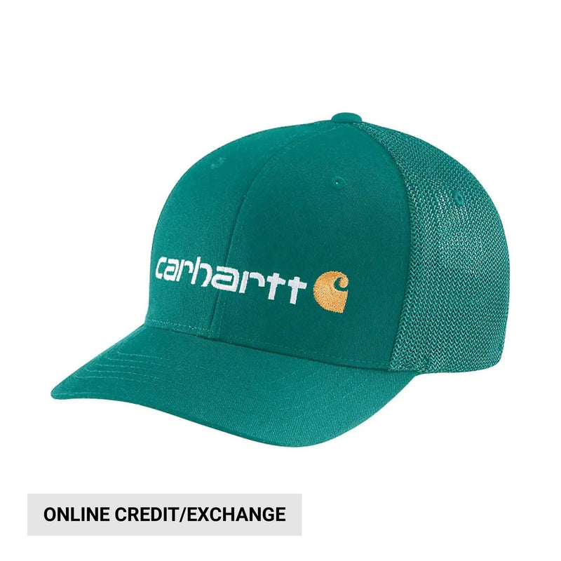 Carhartt Rugged Flex Fitted Canvas Mesh Back Logo Graphic Cap - Dragonfly