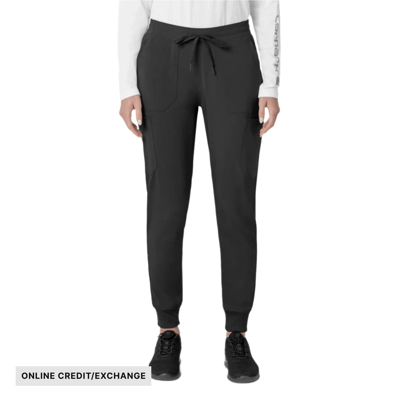 Carhartt Women's Force Cross Flex Cargo Jogger Scrub Pant - Black