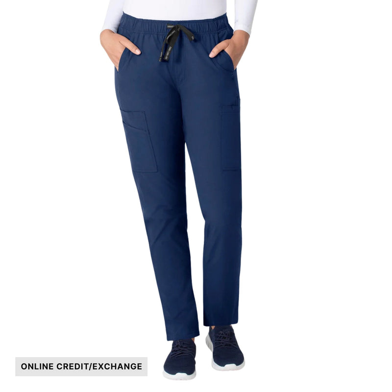 Carhartt Women's Force Modern Fit Straight Leg Scrub Pant - Navy
