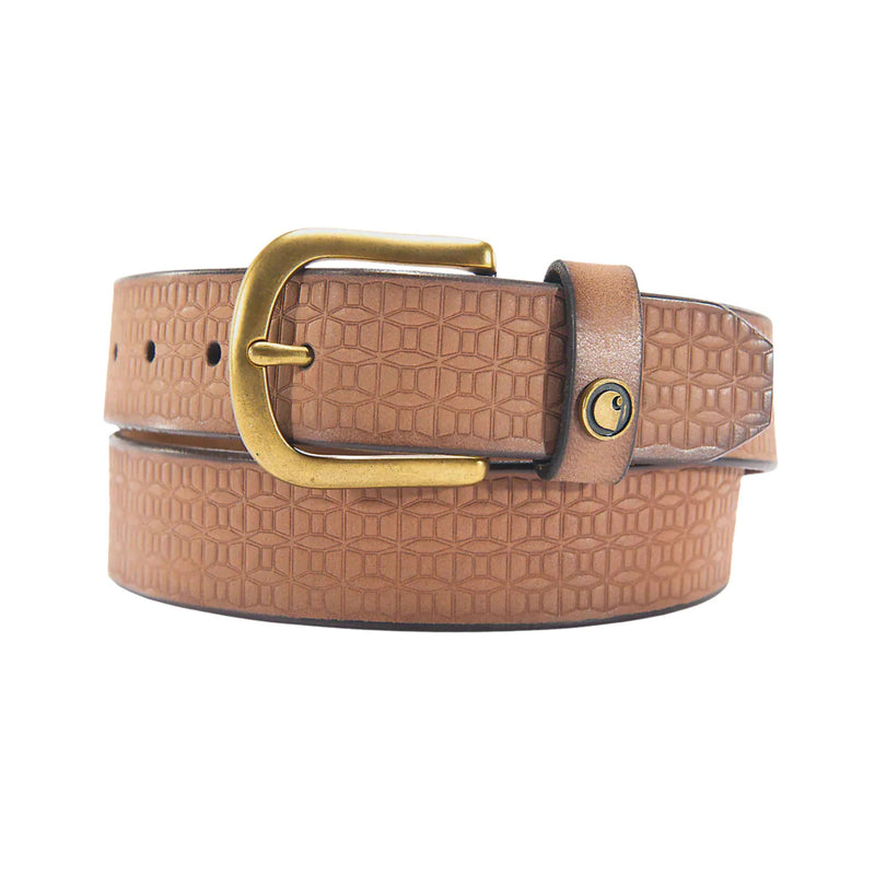 Carhartt Women's Leather Basketweave Belt - Dark Brown