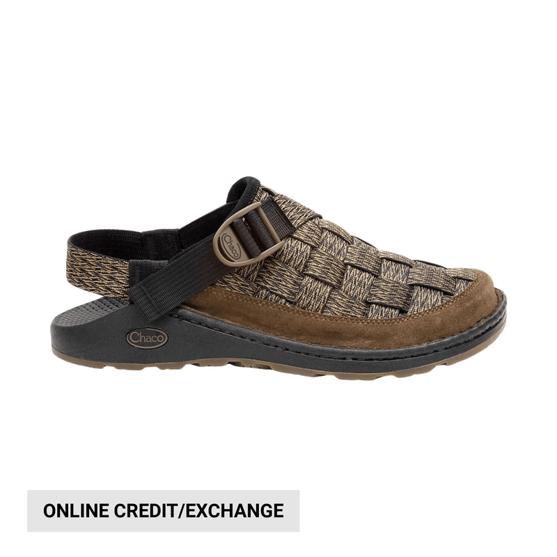 Chaco Men's Canyon Woven Clog - Hut Dark Sand