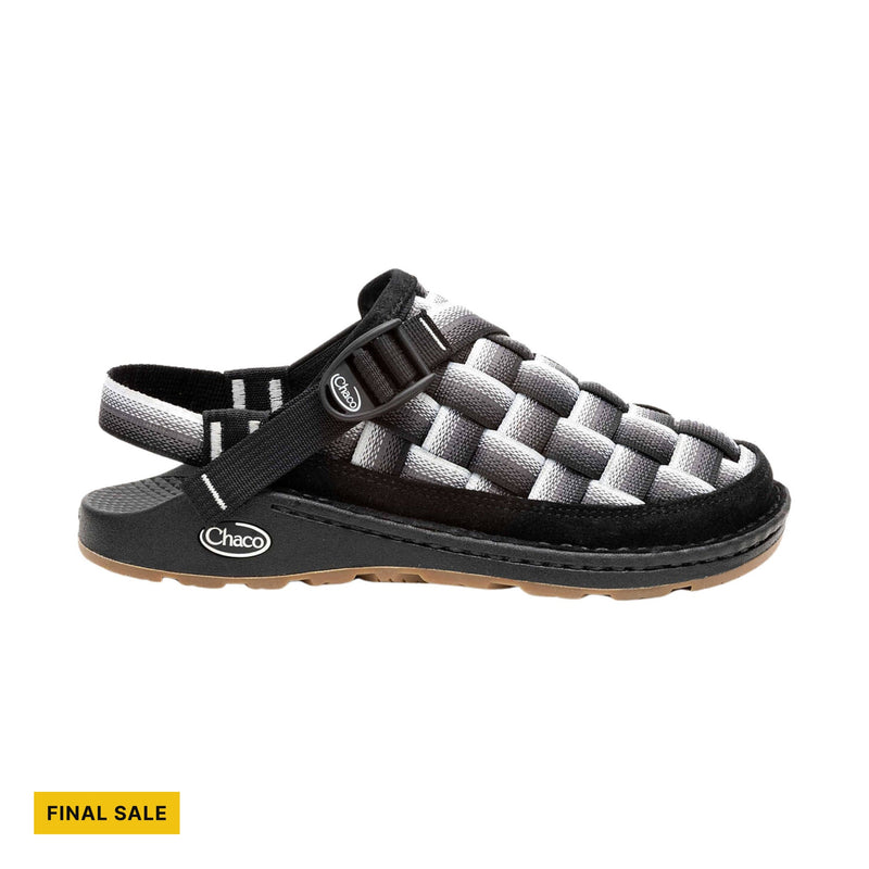 Chaco Women's Canyon Woven Clog - Fade Black/White