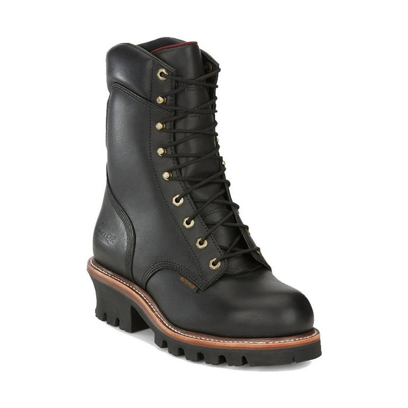 Chippewa Men's 9 Inch Super DNA Steel Toe Logger - Black