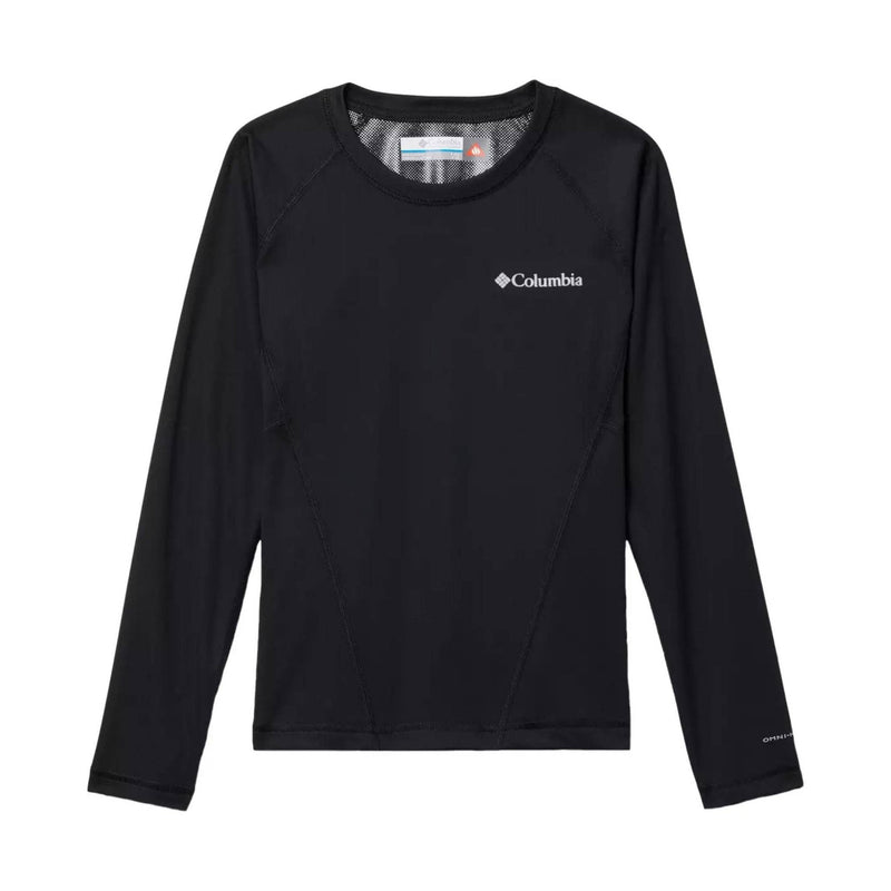 Columbia Kids' Midweight Baselayer Long Sleeve Crew - Black