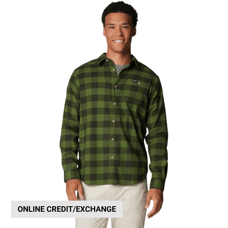 Columbia Men's Cornell Woods Flannel Long Sleeve Shirt - Canteen Buffalo Check