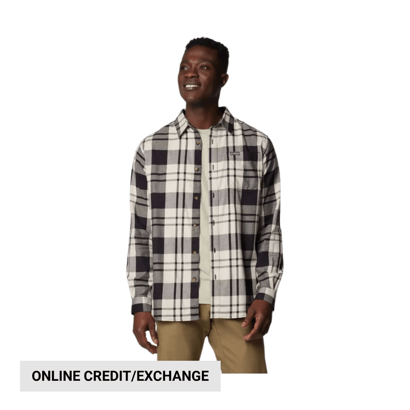 Columbia Men's Vapor Ridge III Long Sleeve Shirt - Black Rivercrossing Plaid