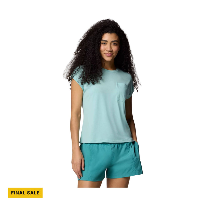 Columbia Women's Boundless Trek Short Sleeve Tee - Spray