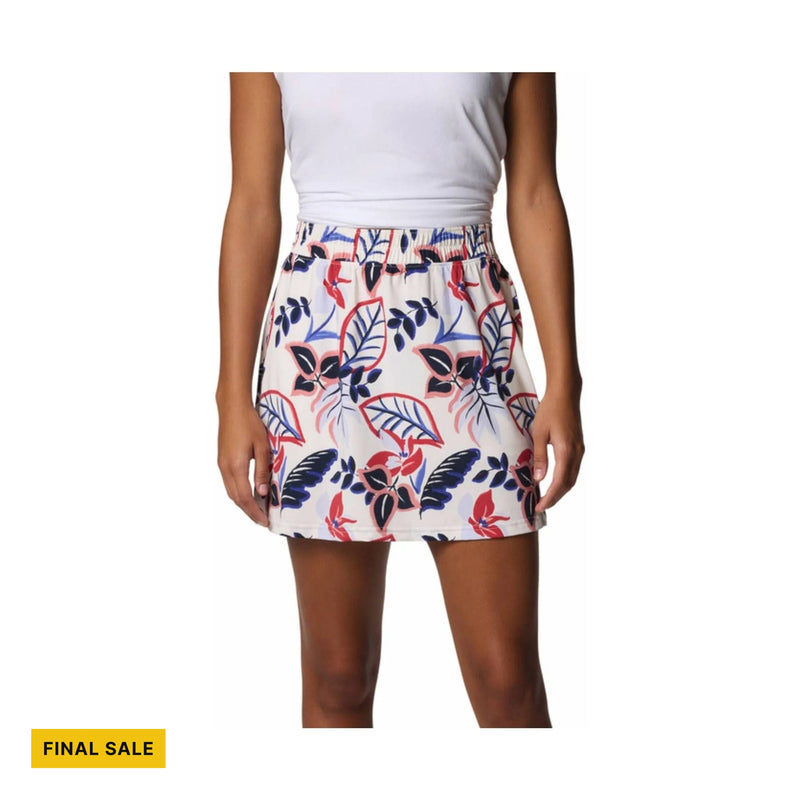Columbia Women's Chill River Printed Skort - White Pasteled
