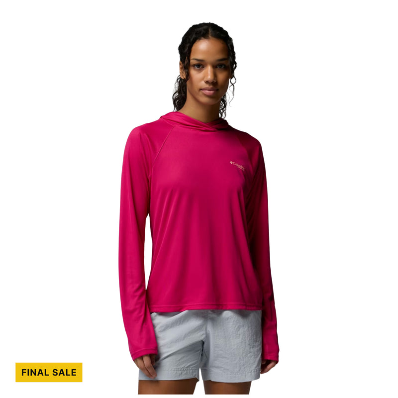 Columbia Women's PFG Tidal Tee II Hoodie - Guava Pink