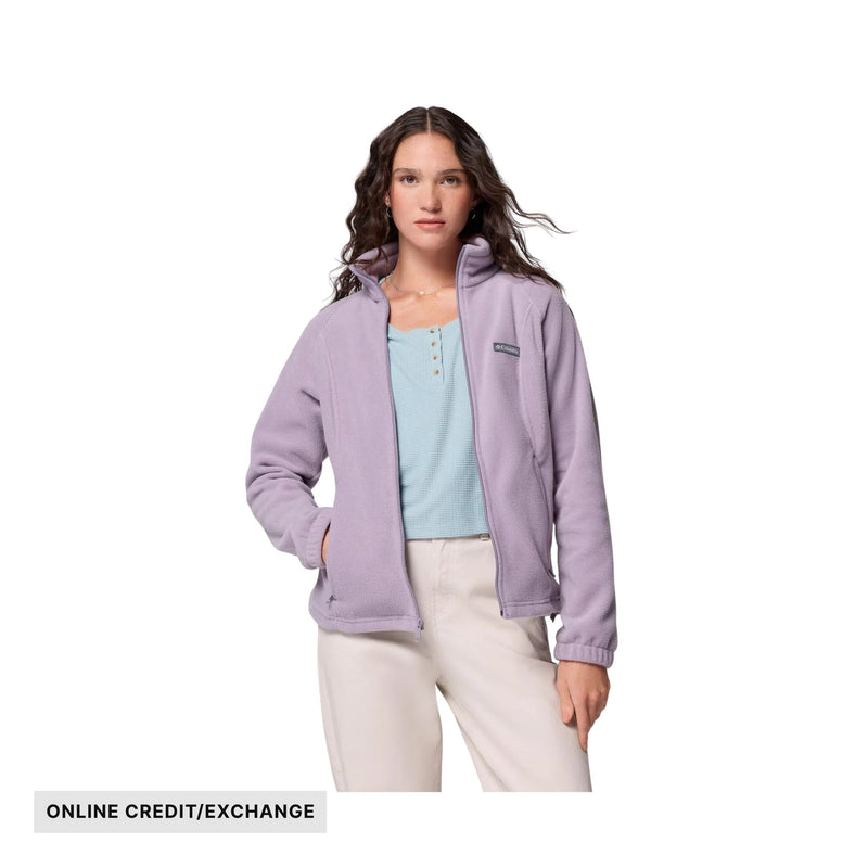 Columbia Women's Benton Springs Full Zip - Shale Purple