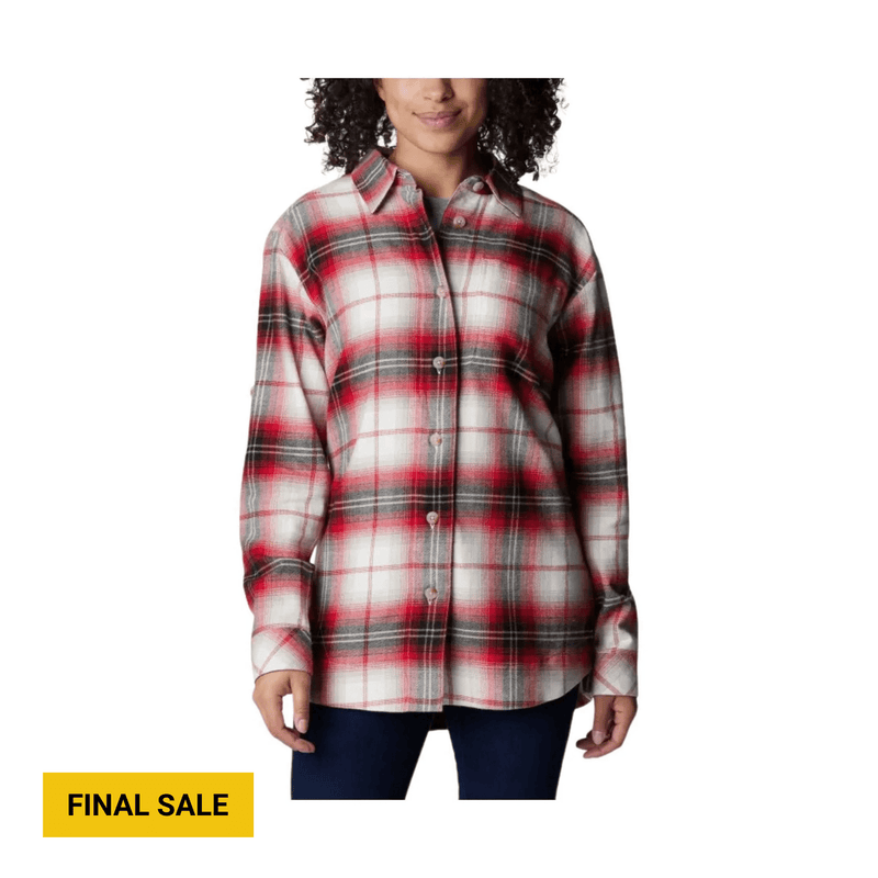 Columbia Women's Holly Hideaway Flannel Shirt - Chalk Ombre