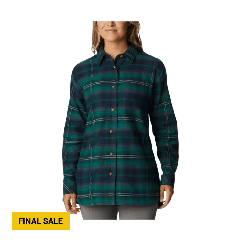 Columbia Women's Holly Hideaway Flannel Shirt - Spruce Multi