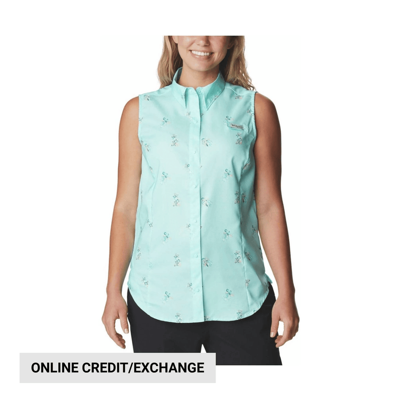 Columbia Women's Super Tamiami Sleeveless - Gulf Stream Bouquet Foray