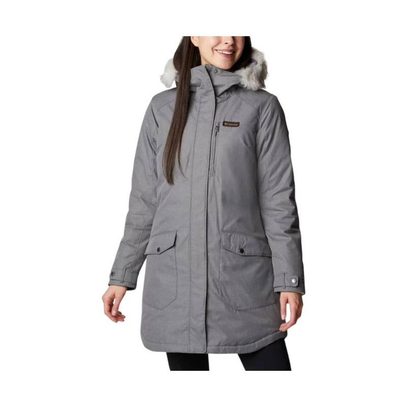 Columbia Women's Suttle Mountain Long Insulated Jacket - City Grey