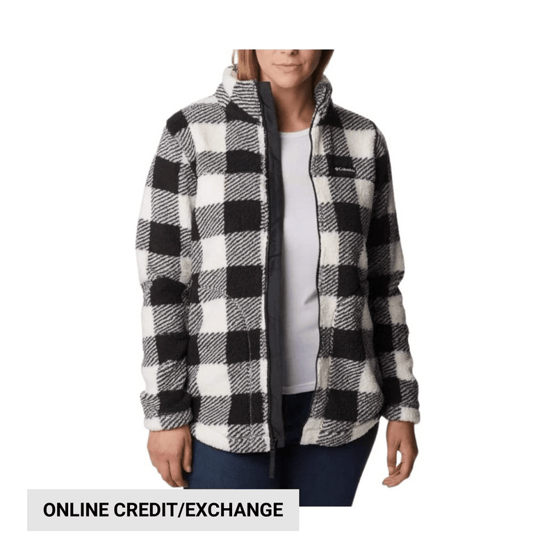Columbia Women's West Bend Full Zip - Chalk Check Print