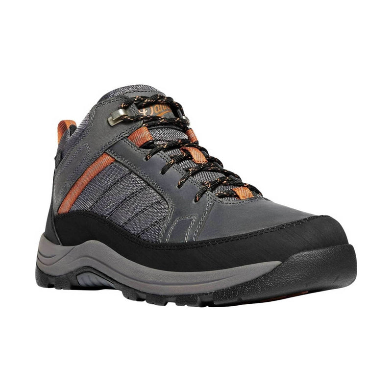 Danner Men's Riverside 4.5 Inch Work Shoe - Gray/Orange
