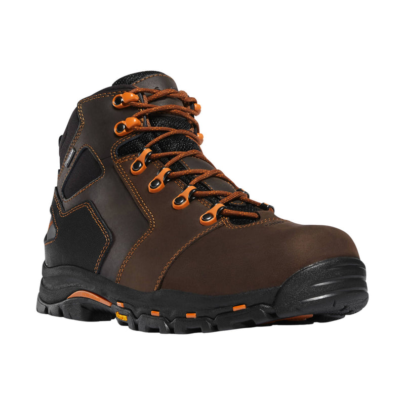 Danner Men's Vicious 4.5 Inch Work Boot - Brown/Orange