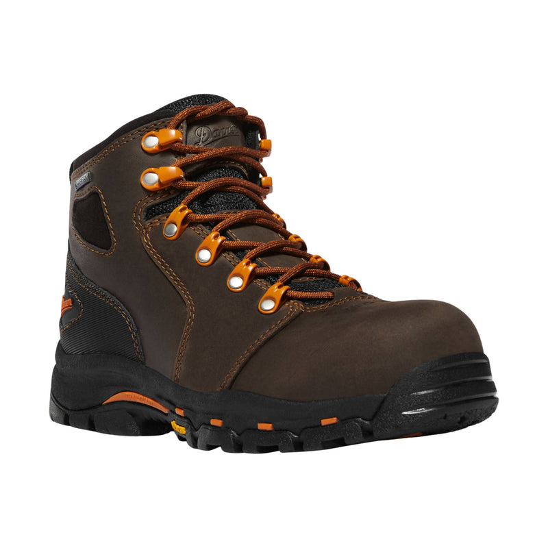 Danner Women's Vicious 4 Inch Composite Toe Work Boot - Brown/Orange
