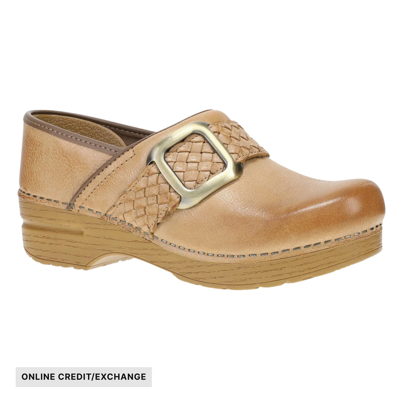 Dansko Women's Pro Braided Clog - Honey Distressed