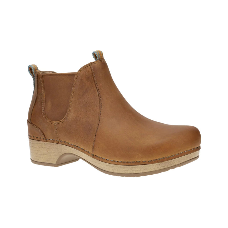 Dansko Women's Becka Boots - Tan Oiled Pull Up
