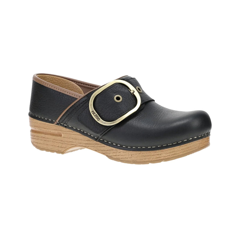Dansko Women's Pearson - Black Tumbled Clog