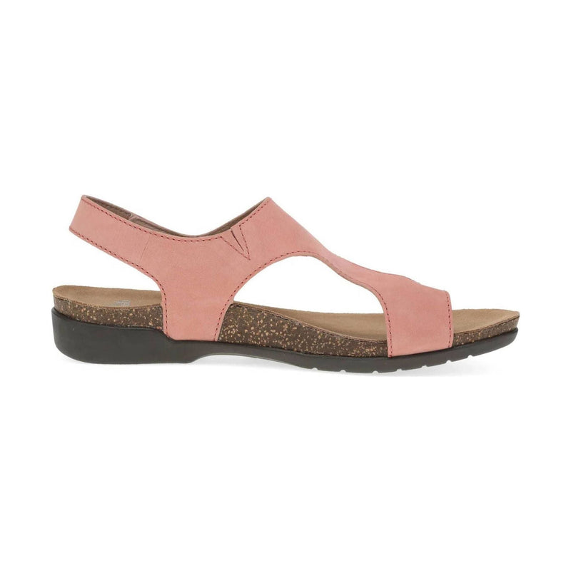 Dansko Women's Reece Sandals - Rose Nubuck