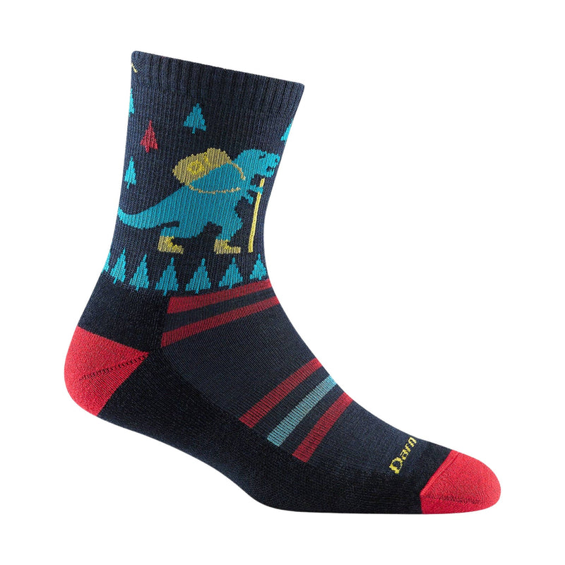 Darn Tough Vermont Kids' Ty Ranger Saurus Micro Crew Sock - Eclipse