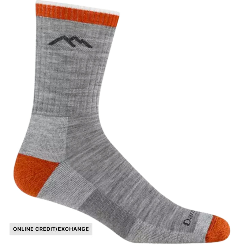 Darn Tough Vermont Men's Hiker Micro Crew Cushion - Flint