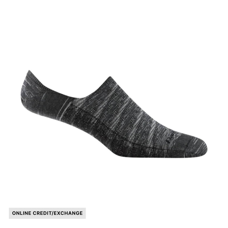Darn Tough Vermont Men's Solid No Show Lightweight Lifestyle Sock - Space Gray