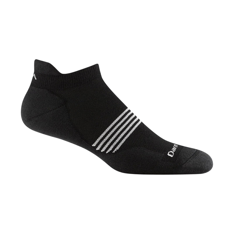 Darn Tough Vermont Men's Element No Show Tab Lightweight Running Sock - Black