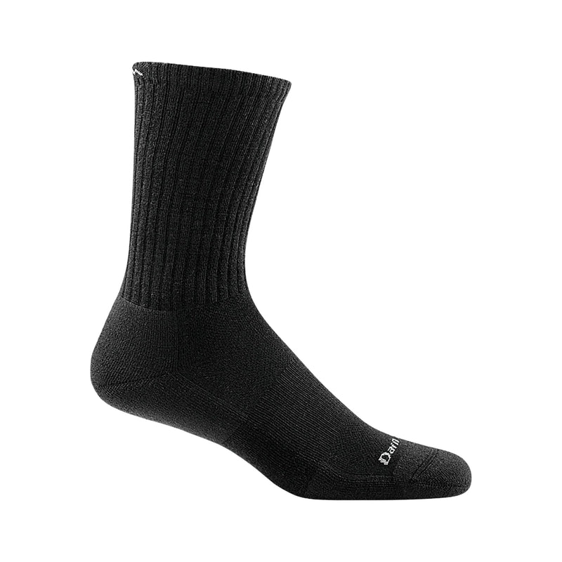 Darn Tough Vermont Men's The Standard Crew No Cushion Lightweight Lifestyle Sock - Black