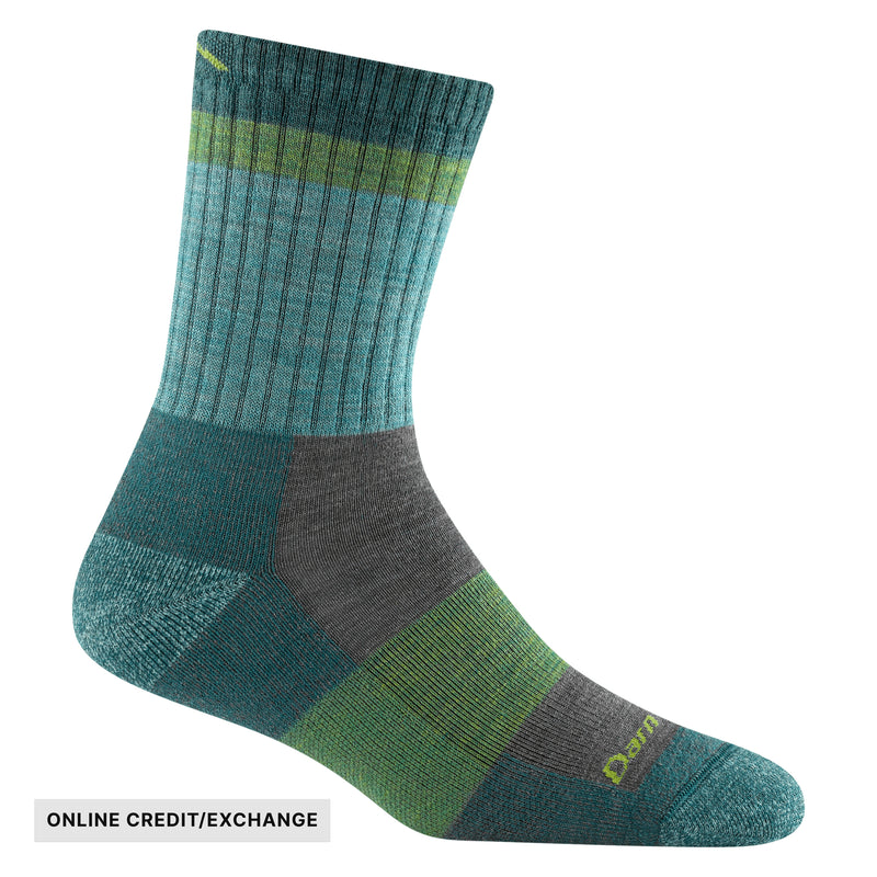 Darn Tough Vermont Women's Heady Betty Micro Crew Lightweight Hiking Sock - Aqua