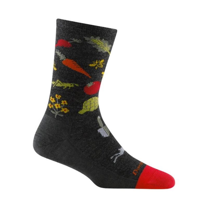 Darn Tough Vermont Women's Farmers Market Lightweight Lifestyle Crew - Charcoal
