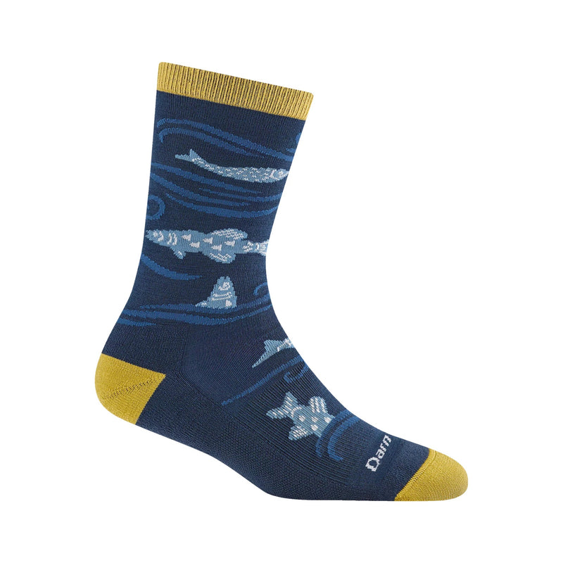 Darn Tough Vermont Women's Homer Crew Lightweight Lifestyle Sock - Deep Water